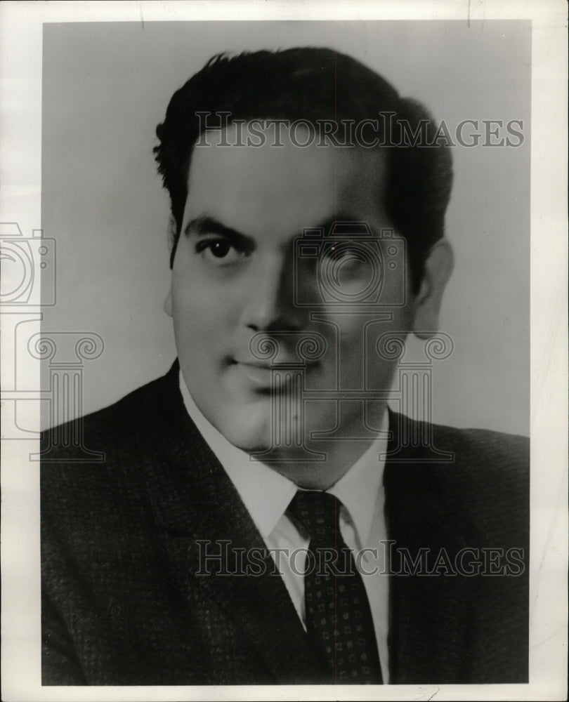 1961 Press Photo Spiro Malas American Opera Singer - RRW10623 - Historic Images