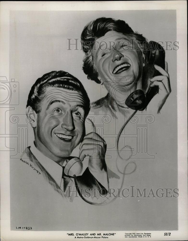 1951 Press Photo Marjorie Main American Kettle Malone - RRW10645 - Historic Images