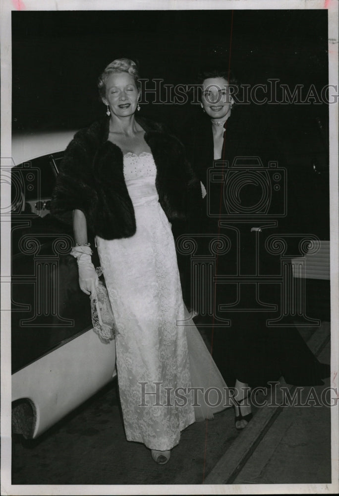 1956 Press Photo Louis Loiseau Harold Greene Theater - RRW10769 - Historic Images