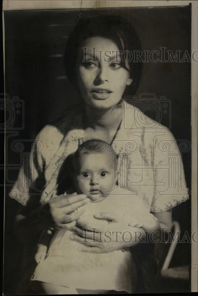 1967 Press Photo Sopjhia Loren Italian Actress - RRW10779 - Historic Images