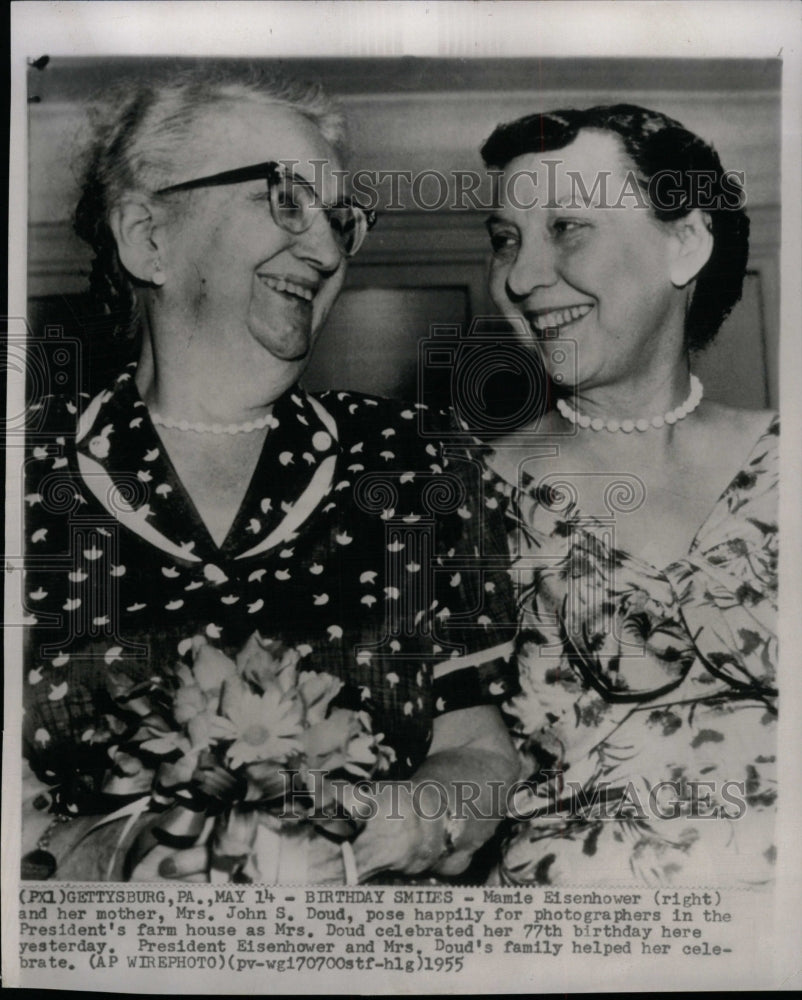 1955 Press Photo Maime Eisenhower Mrs. John Doud - RRW10857 - Historic Images