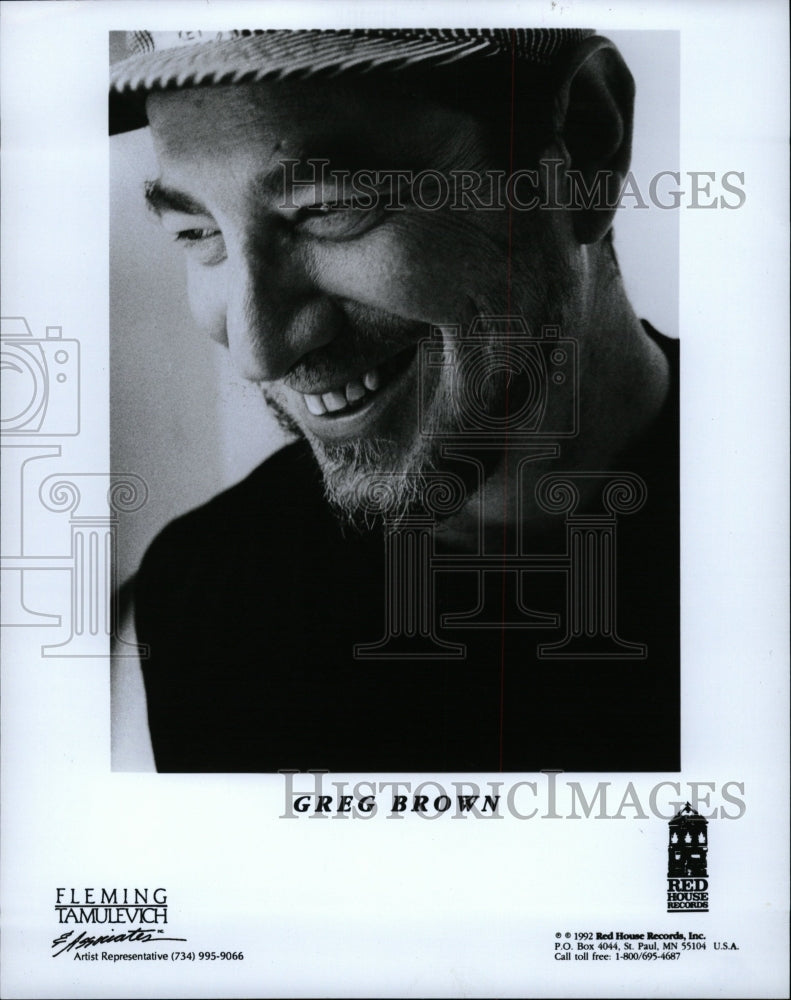 1999 Press Photo Greg Brown Iowa Musician - RRW10975 - Historic Images