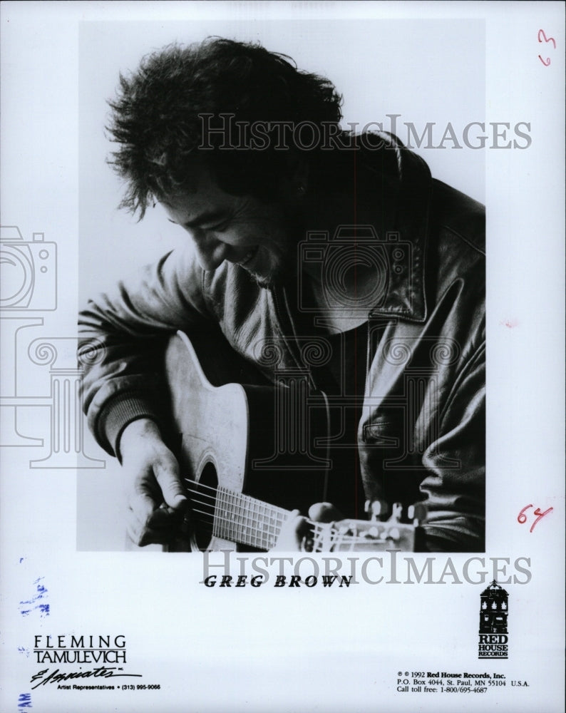 1994 Press Photo Folk Musician, Greg Brown - RRW10977 - Historic Images