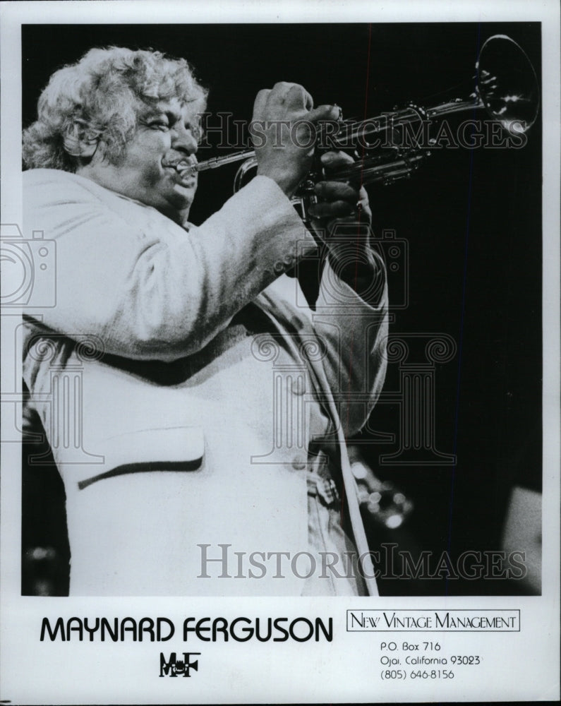 1986 Press Photo Maynard Ferguson Canadian Jazz Band - RRW11079 - Historic Images