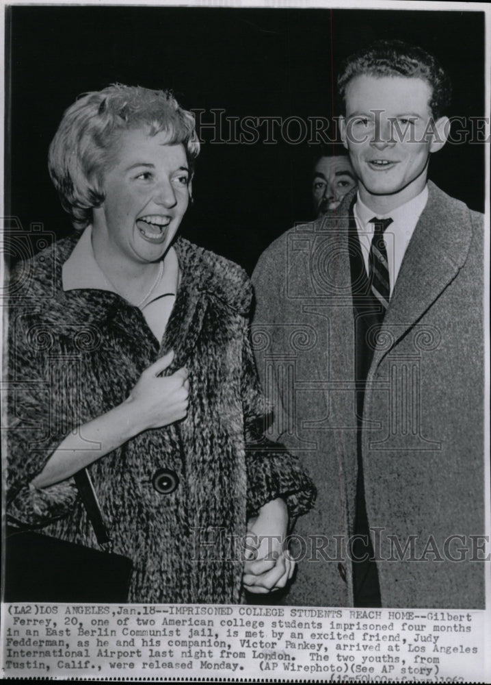 1962 Press Photo Gilbert Ferrey American East Berlin - RRW11127 - Historic Images