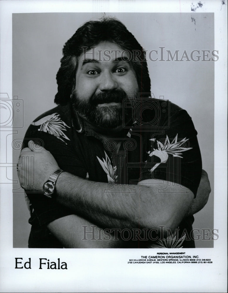 1988 Press Photo Ed Fiala Comic Writer - RRW11139 - Historic Images