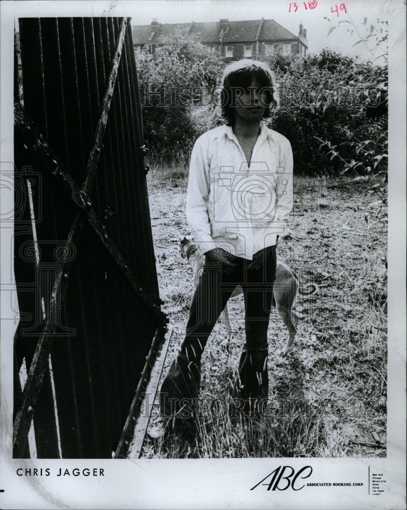 1974 Press Photo Chris Jagger English Singer Musician - RRW11183 - Historic Images
