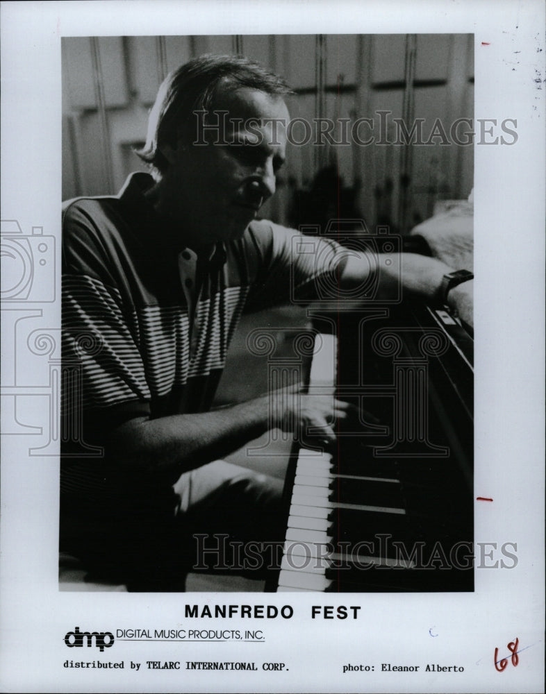 1991 Press Photo Manfredo Irmin Fest Jazz Pianist - RRW11187 - Historic Images