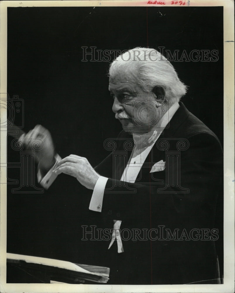 1974 Press Photo Arthur Fiedler Boston Pops Orchestra - RRW11239 - Historic Images