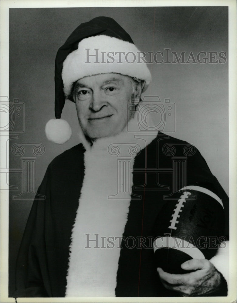 1986 Press Photo Bob Hope comedian host Christmas event - RRW11255 - Historic Images