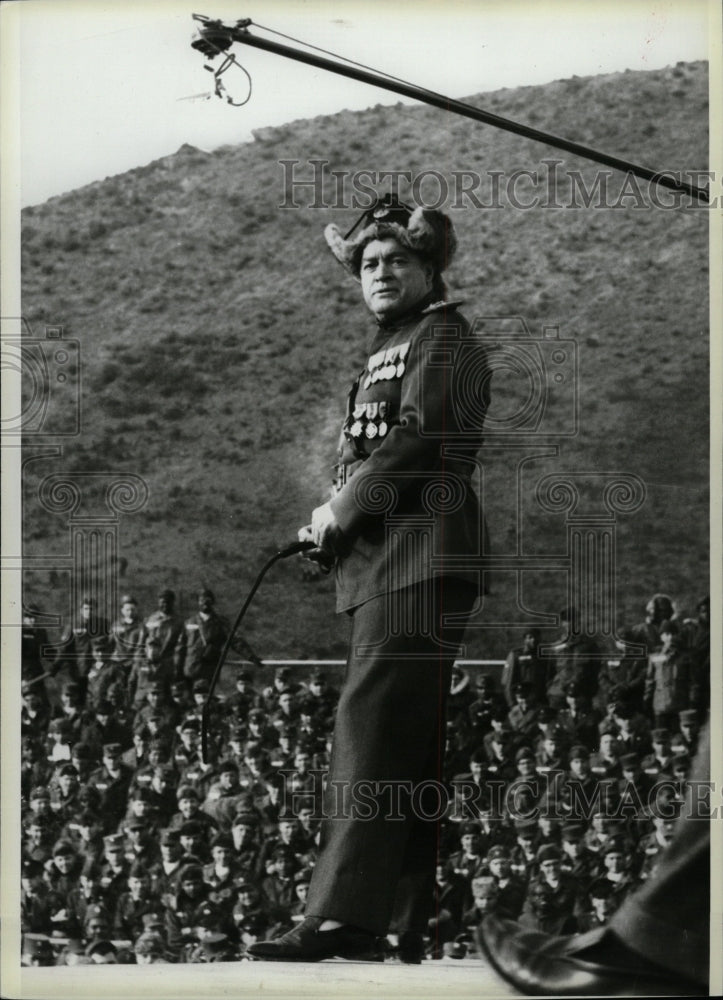 1983 Press Photo Genghis Khan Bob Communist General Day - RRW11259 - Historic Images