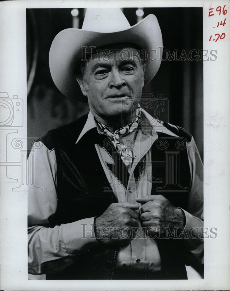 1980 Press Photo Bob Hope comedian actor vaudeville - RRW11287 - Historic Images