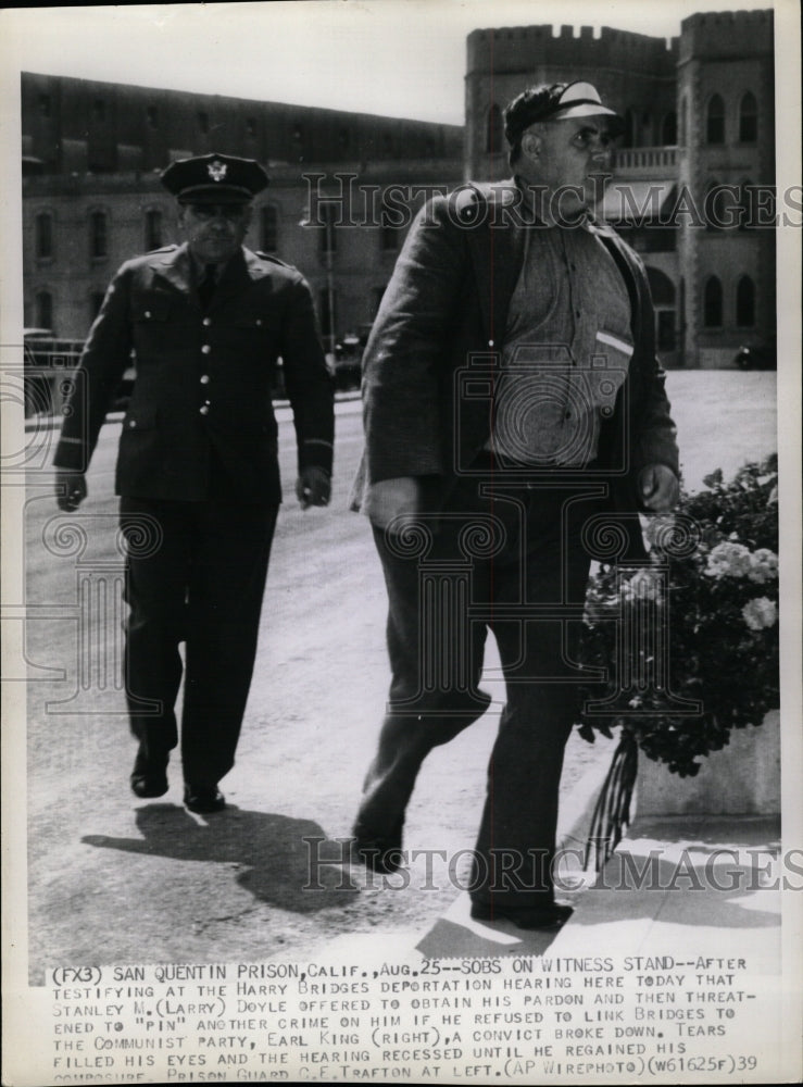 1939 Press Photo Harry Bridges Stanley Doyle Witness - RRW11395 - Historic Images