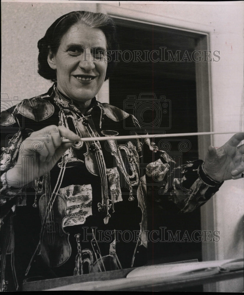 1959 Press Photo Antonia Brico Conductor Pianist - RRW11407 - Historic Images