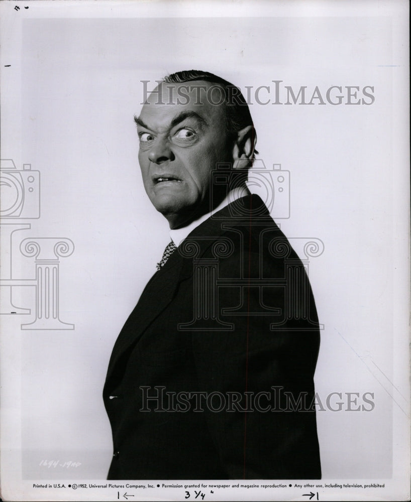 1952 Press Photo John McIntire American character actor - RRW11497 - Historic Images