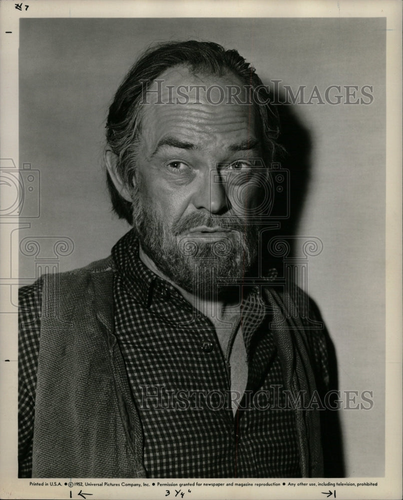 1952 Press Photo John McIntire American Montana Cowboys - RRW11499 - Historic Images