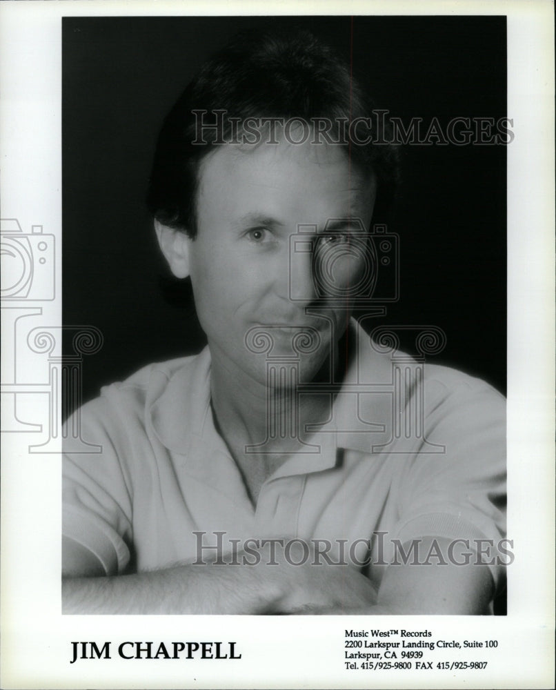 1988 Press Photo Jim Chappell American smooth jazz - RRW11573 - Historic Images