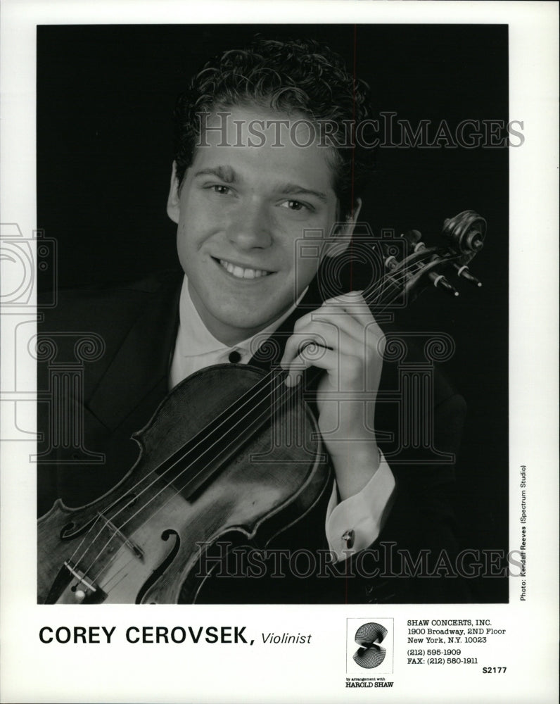 1996 Press Photo Corey Cerovsek violinist pianist music - RRW11615 - Historic Images