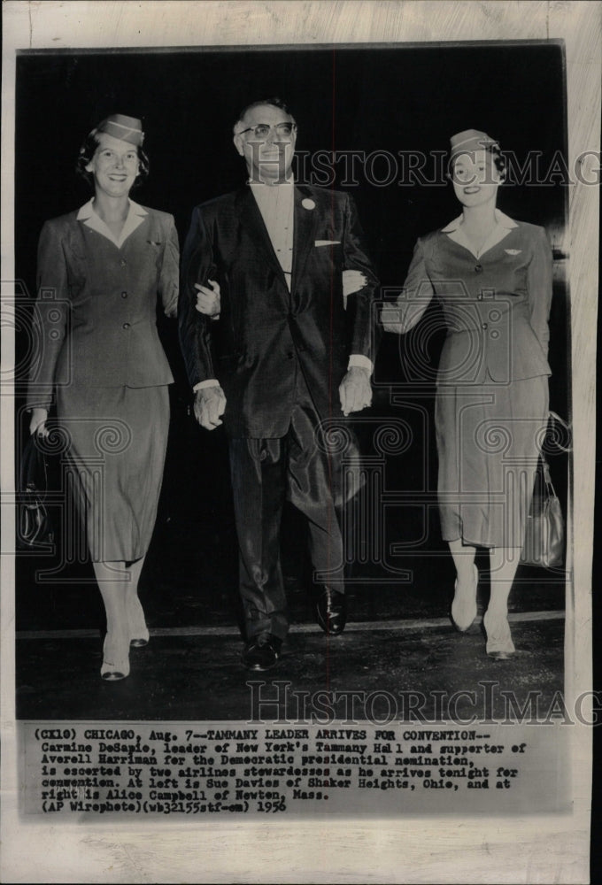 1958 Press Photo Carmine Desapio Chicago Harriman Air - RRW11691 - Historic Images