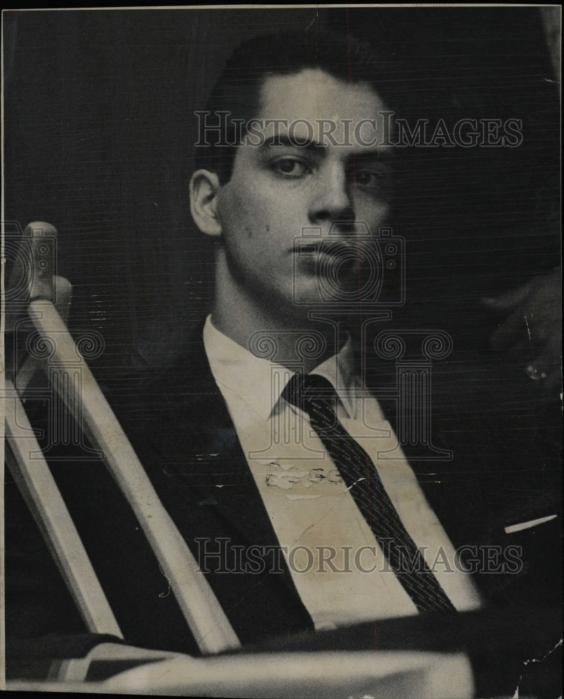 Capt Poswal 1962 Press Photo Port Patrolman Pozrel Edward - RRW11739 - Historic Images