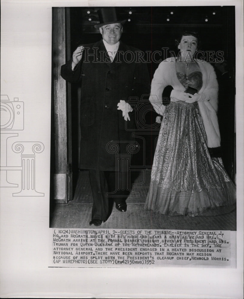 1952 Press Photo J. Howard McGrath Attorney General - RRW11781 - Historic Images