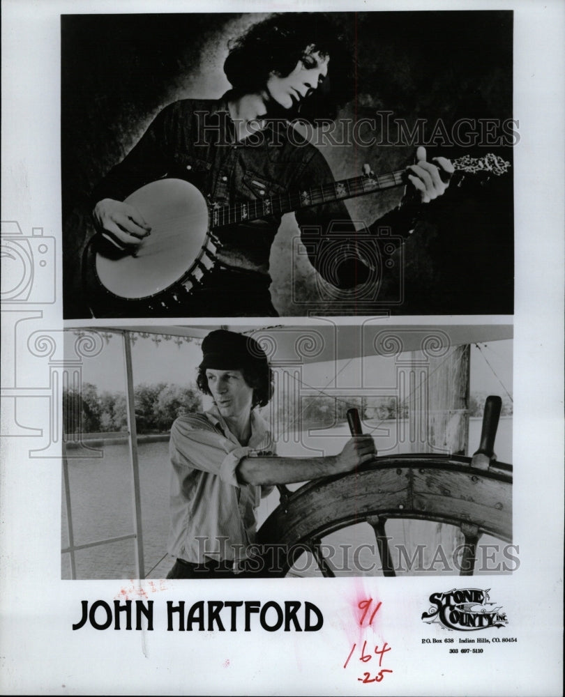 1980 Press Photo John Hartford Singer Musician - RRW11883 - Historic Images