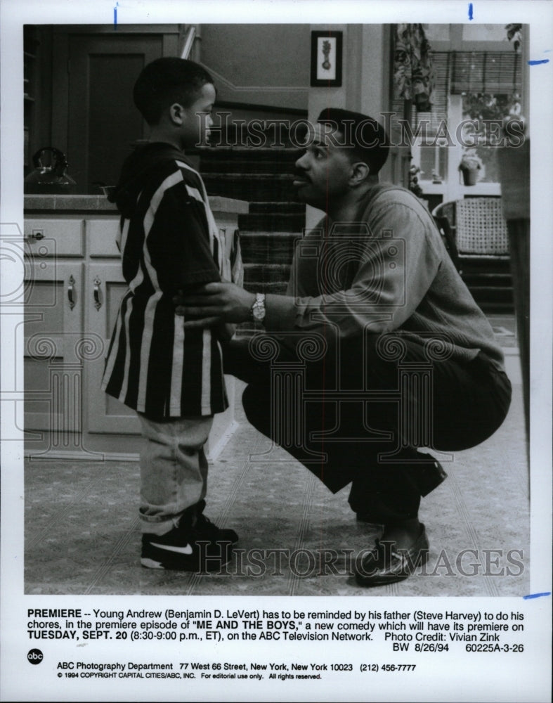 1994 Press Photo Benjamin LeVert Steve Harvey Andrew - RRW12011 - Historic Images