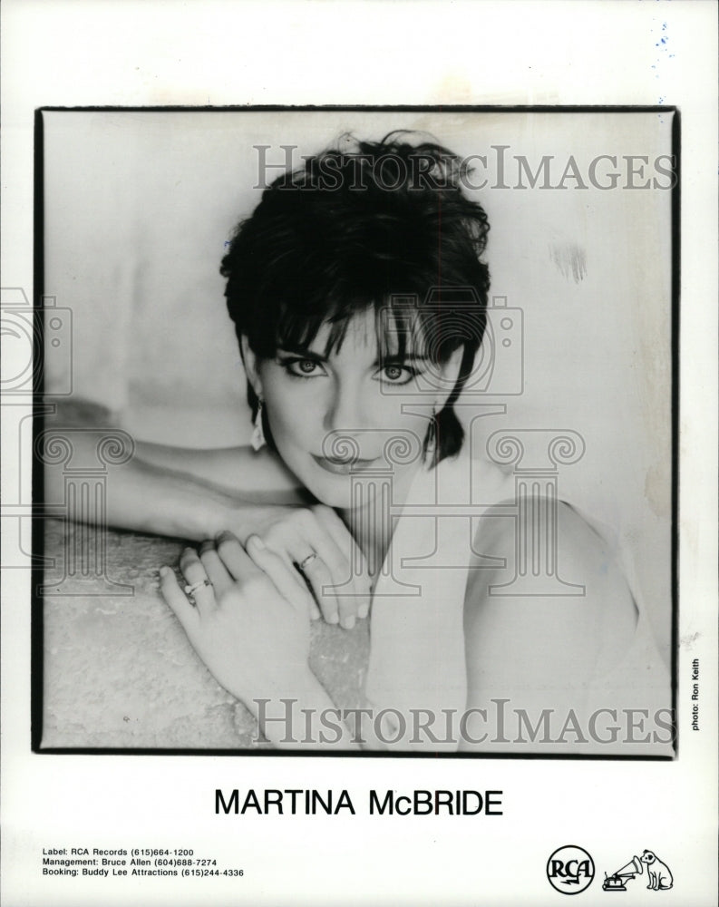 1993 Press Photo Martina McBride American Music Singer - RRW12111 - Historic Images