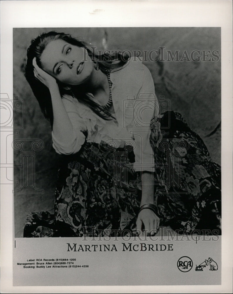 1992 Press Photo Martina Mc Bride Singer Songwriter - RRW12113 - Historic Images