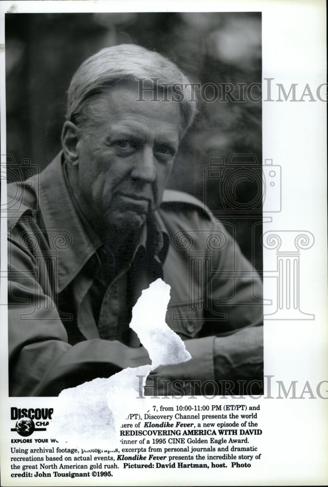 1995 Press Photo David Hartman American Journalist - RRW12399 - Historic Images