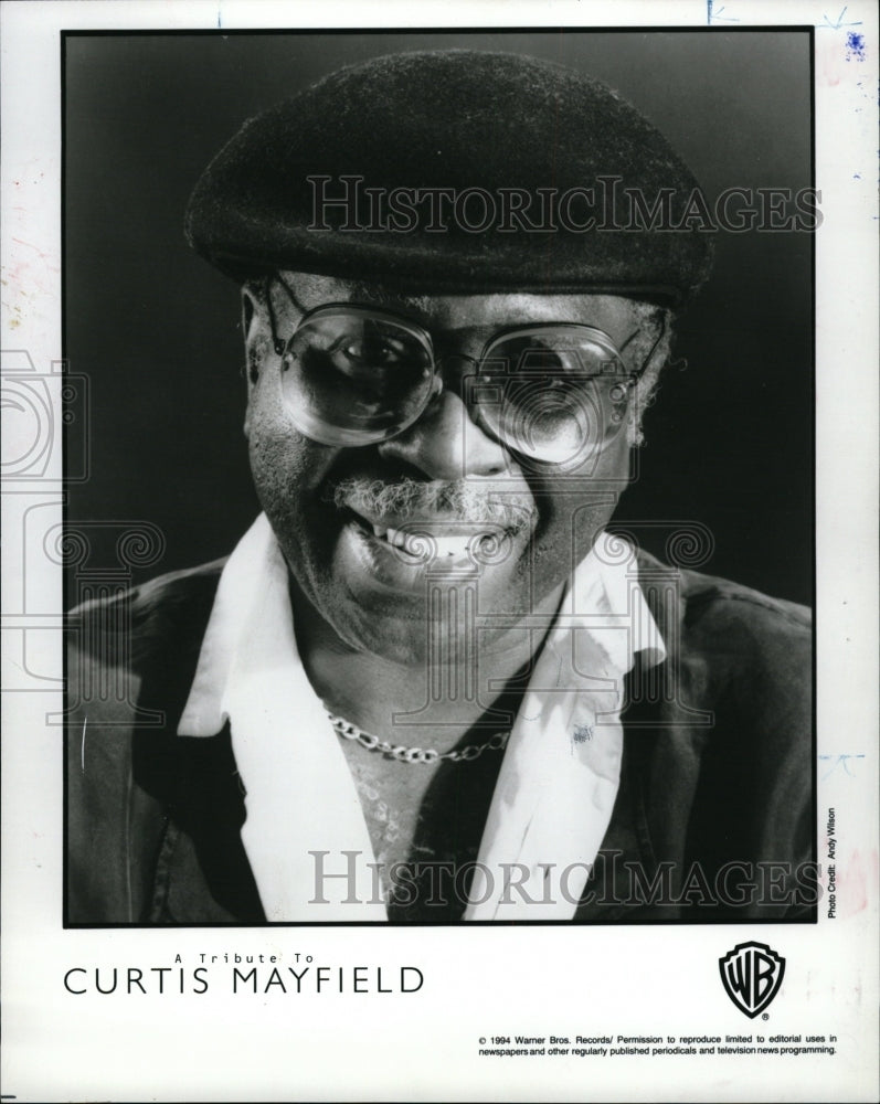 1994 Press Photo Curtis Mayfield soul RB funk singer US - RRW12535 - Historic Images