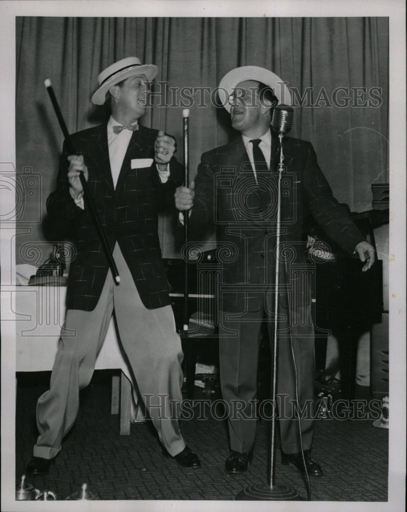 1952 Press Photo Bakke Willie Hartzell entertainers - RRW12773 - Historic Images