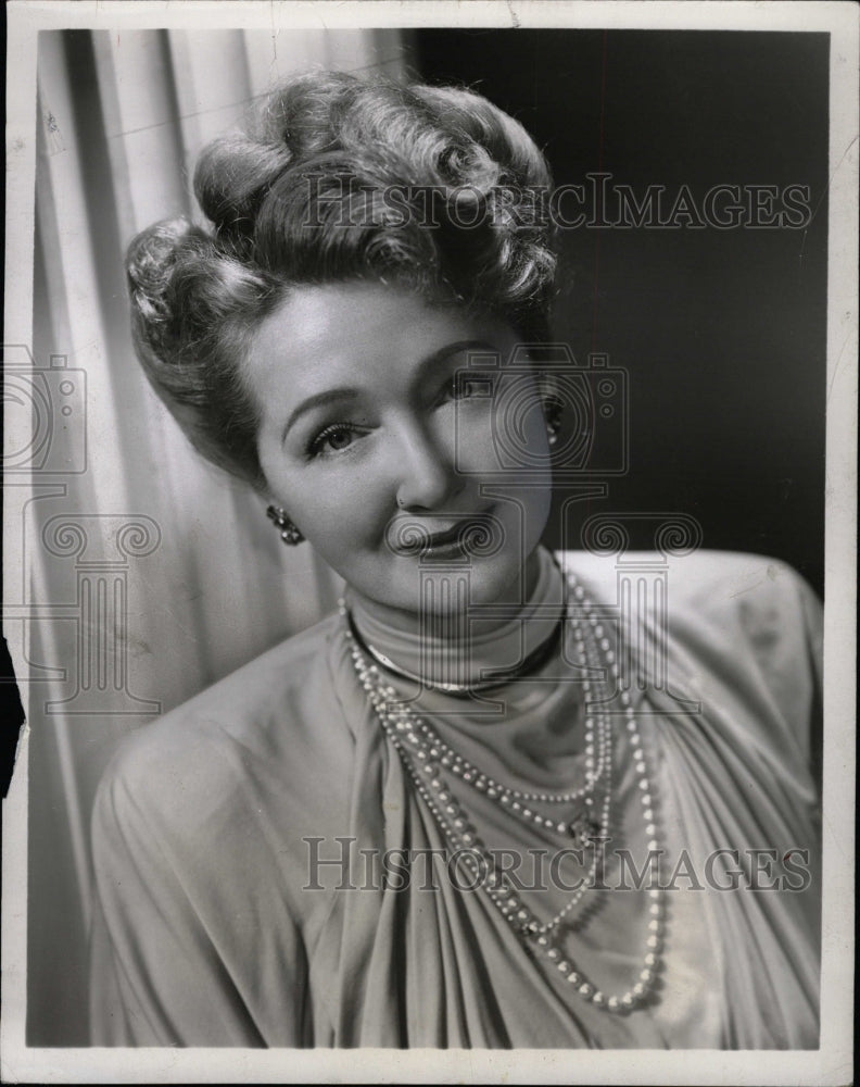 1948 Press Photo Actress Hedda Hopper - RRW12905 - Historic Images