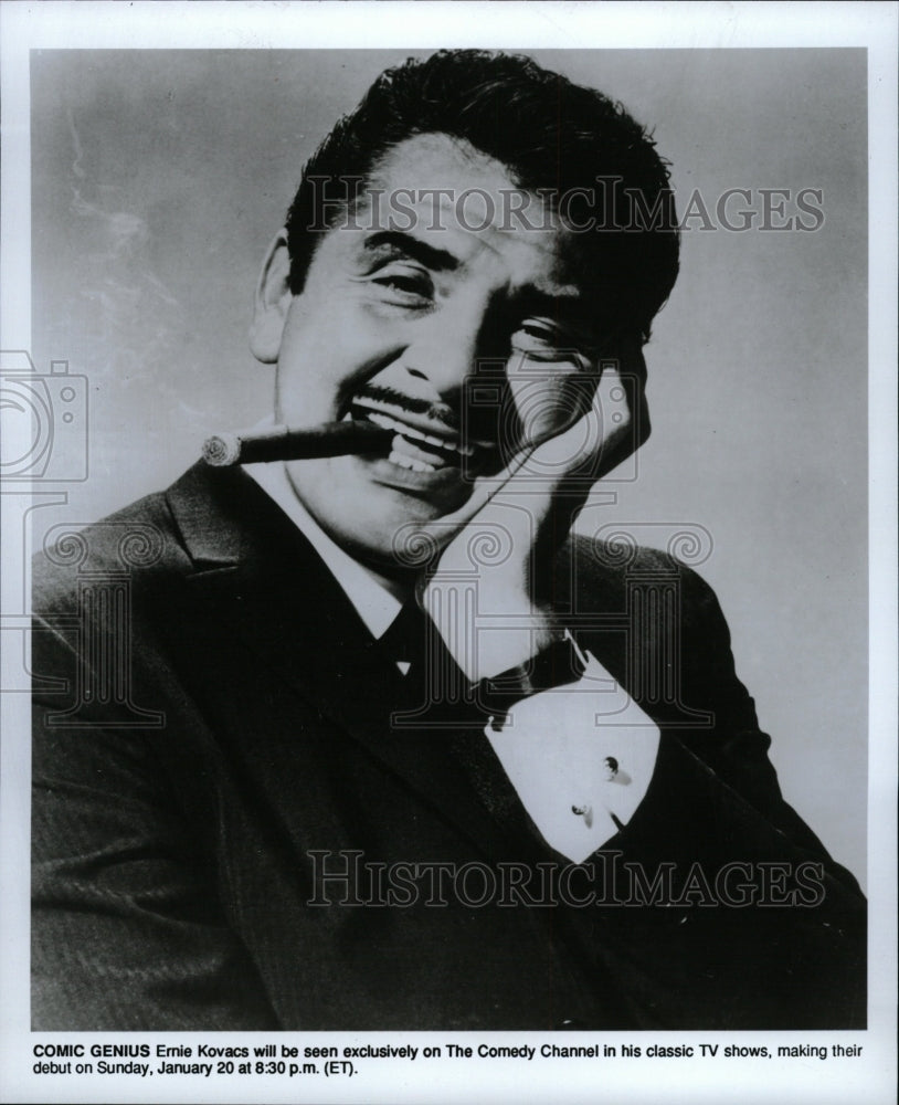 1991 Press Photo Ernie Kovacs The Comedy Channel - RRW12929 - Historic Images