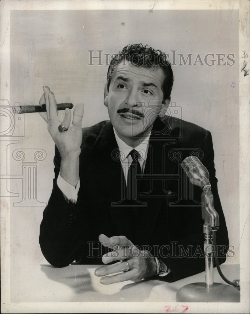 1952 Press Photo Ernie Kovac Gay ABC TV tragic death - RRW12947 - Historic Images