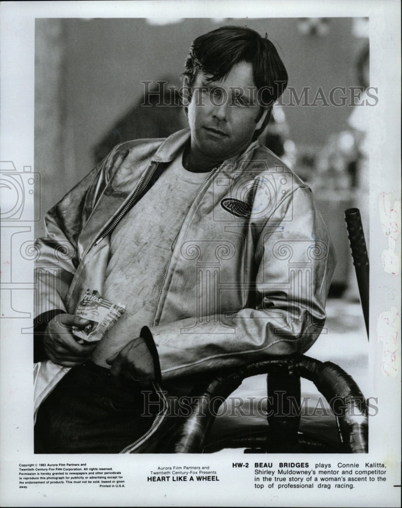1983 Press Photo Beau Bridges Plays Connie Kalitta - RRW13275 - Historic Images