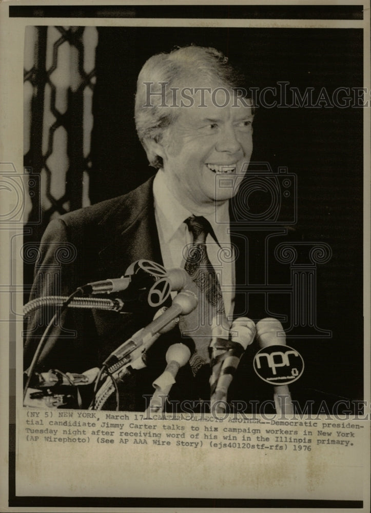 1976 Press Photo Jimmy Carter Presidential Candidate - RRW13313 - Historic Images