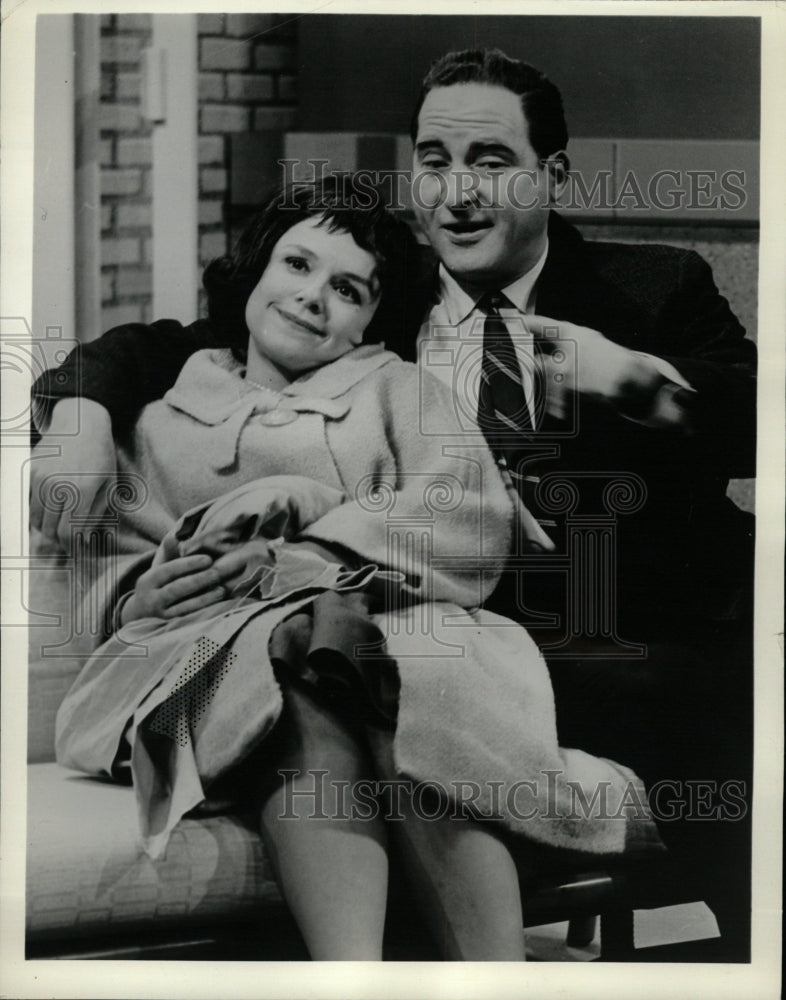 1963 Press Photo Sid Caeser Jane Connell ABC Television - RRW13363 - Historic Images