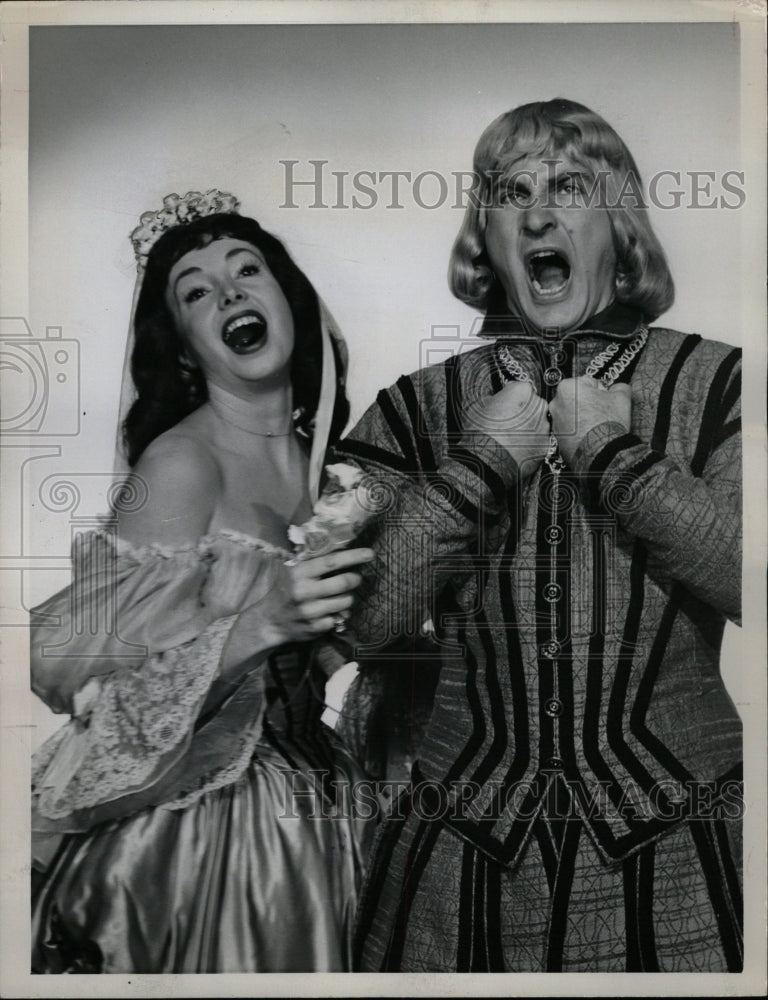 1959 Press Photo Sid Caesar Audrey Meadows - RRW13393 - Historic Images