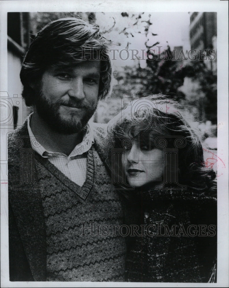 1981 Press Photo Jeff Bridges Carol Kane Television PBS - RRW13471 - Historic Images