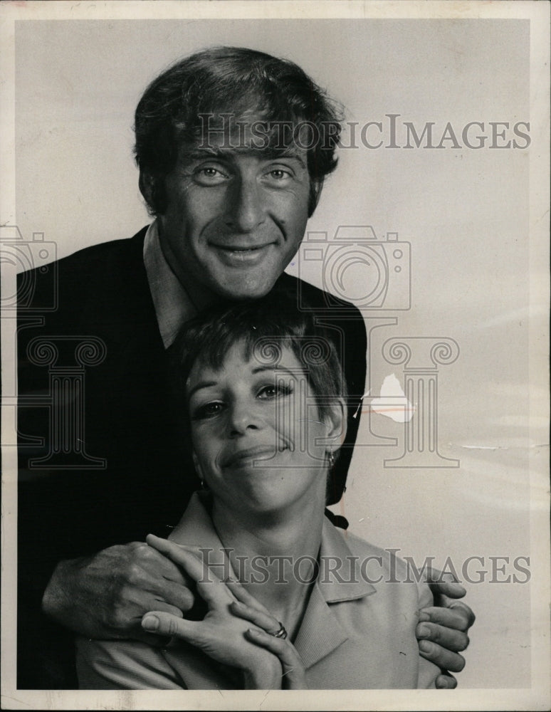 1967 Press Photo Sid Caeser Caroll Burnett Television - RRW13555 - Historic Images