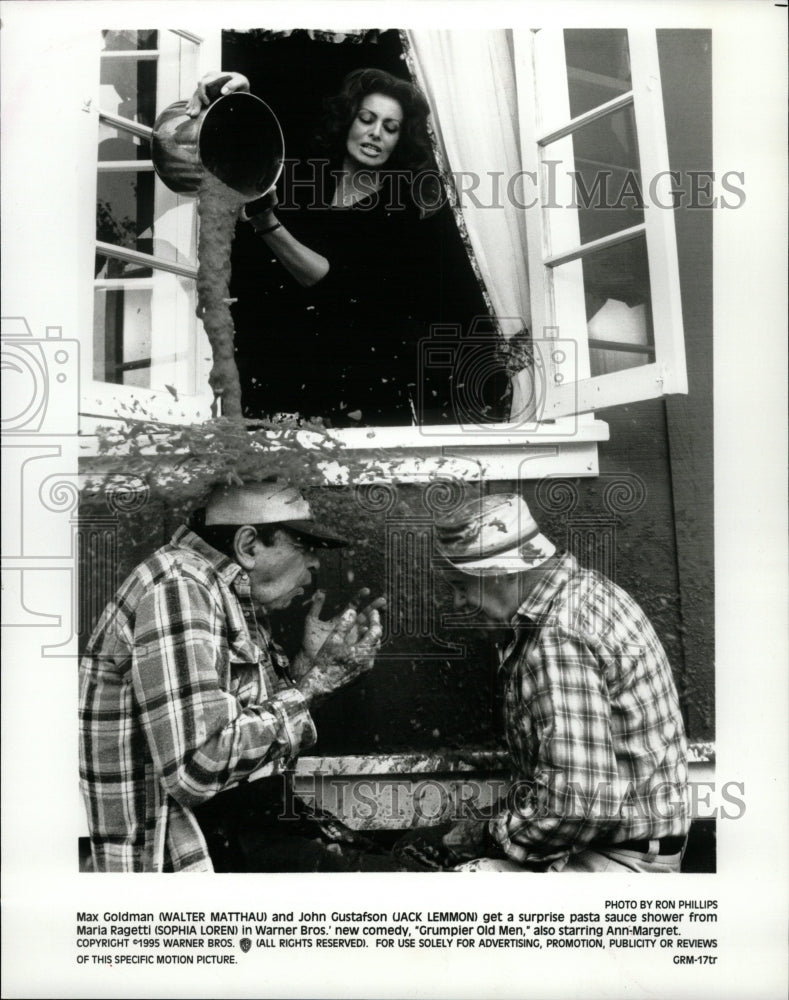 1995 Press Photo Walter Matthau Jack Grumpler Old Men - RRW13615 - Historic Images