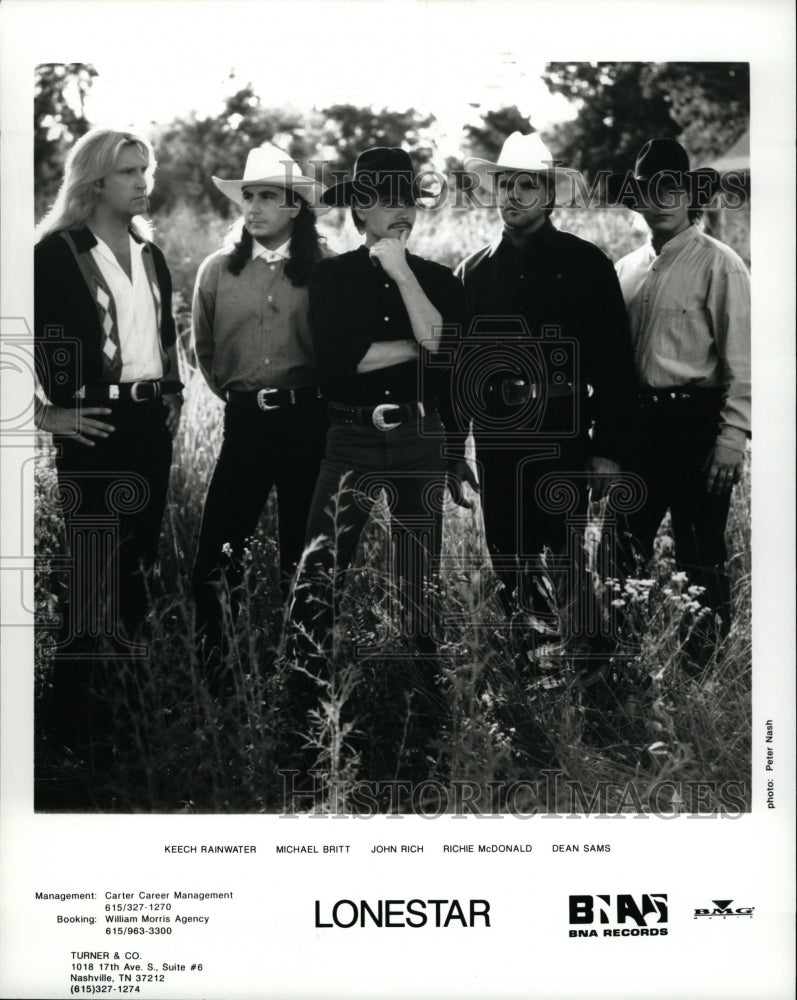 1996 Press Photo Keech Rainwater Michael Britt Lonestar - RRW13721 - Historic Images