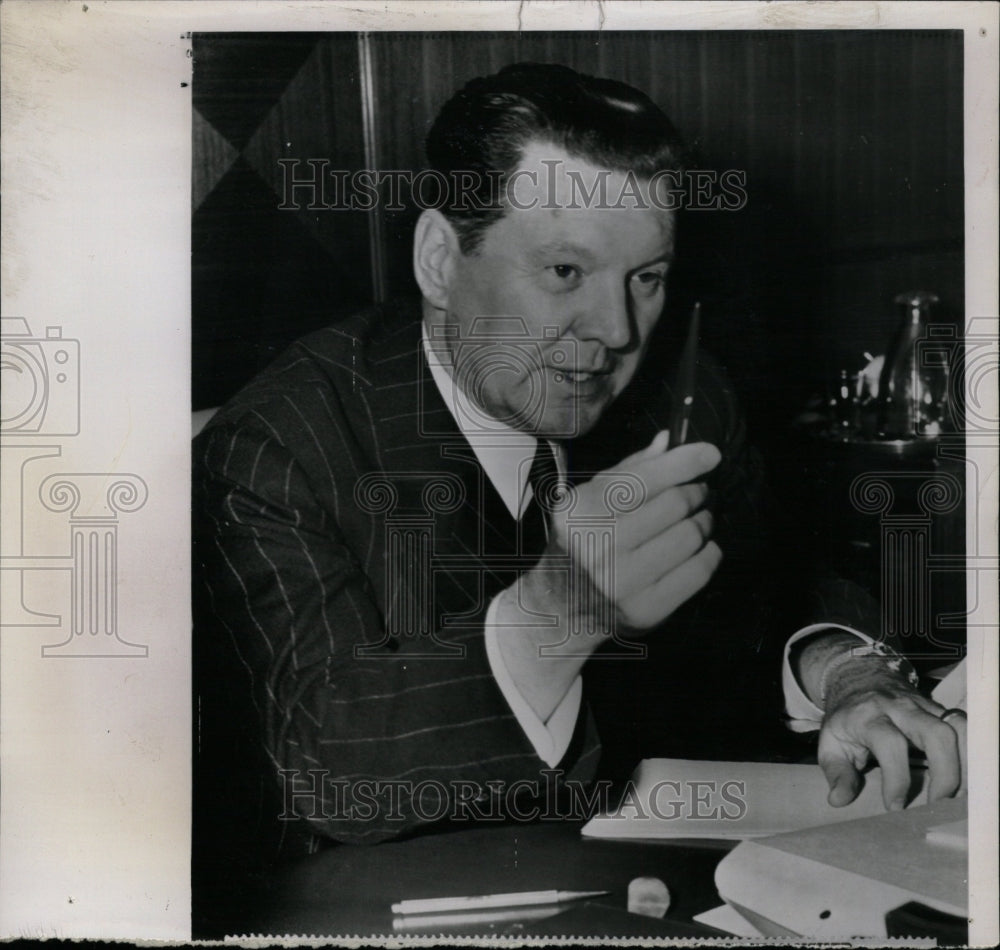 1951 Press Photo Frank E McKinney Democratic Committee - RRW13793 - Historic Images