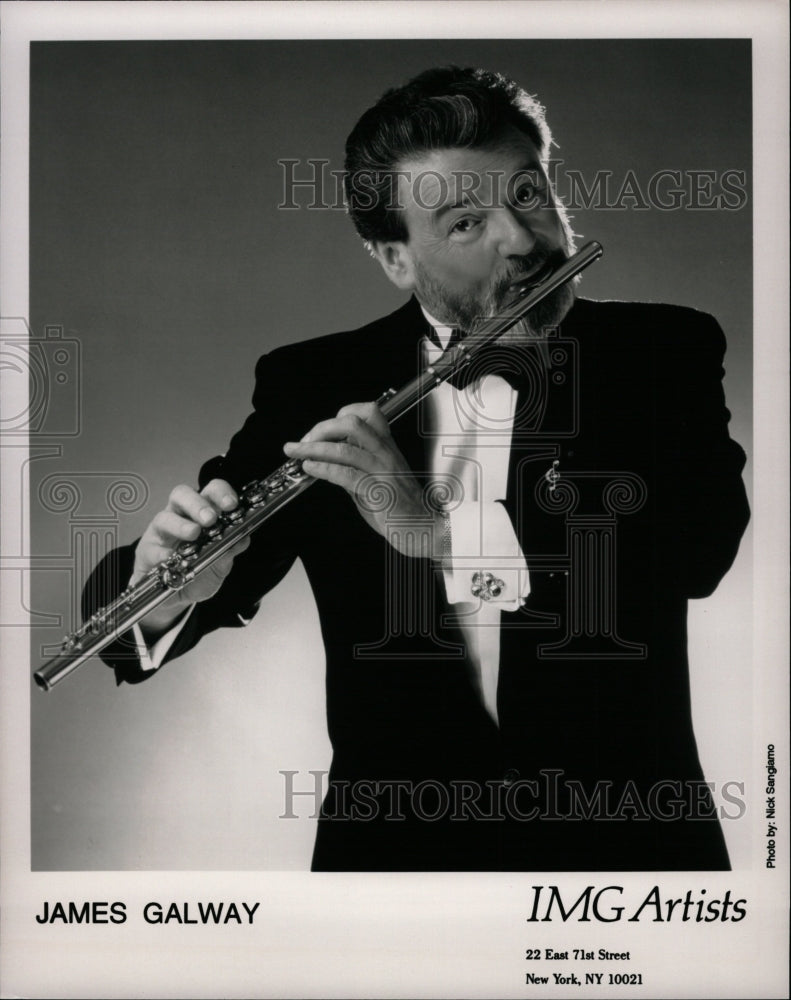 1993 Press Photo James Galway OBE Belfast Ireland Jean - RRW13905 - Historic Images