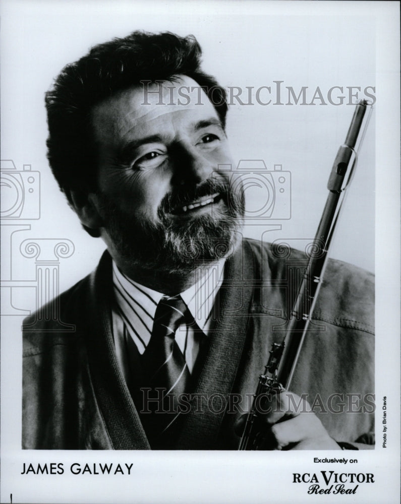 1995 Press Photo James Galway Irish Flute Player - RRW13923 - Historic Images