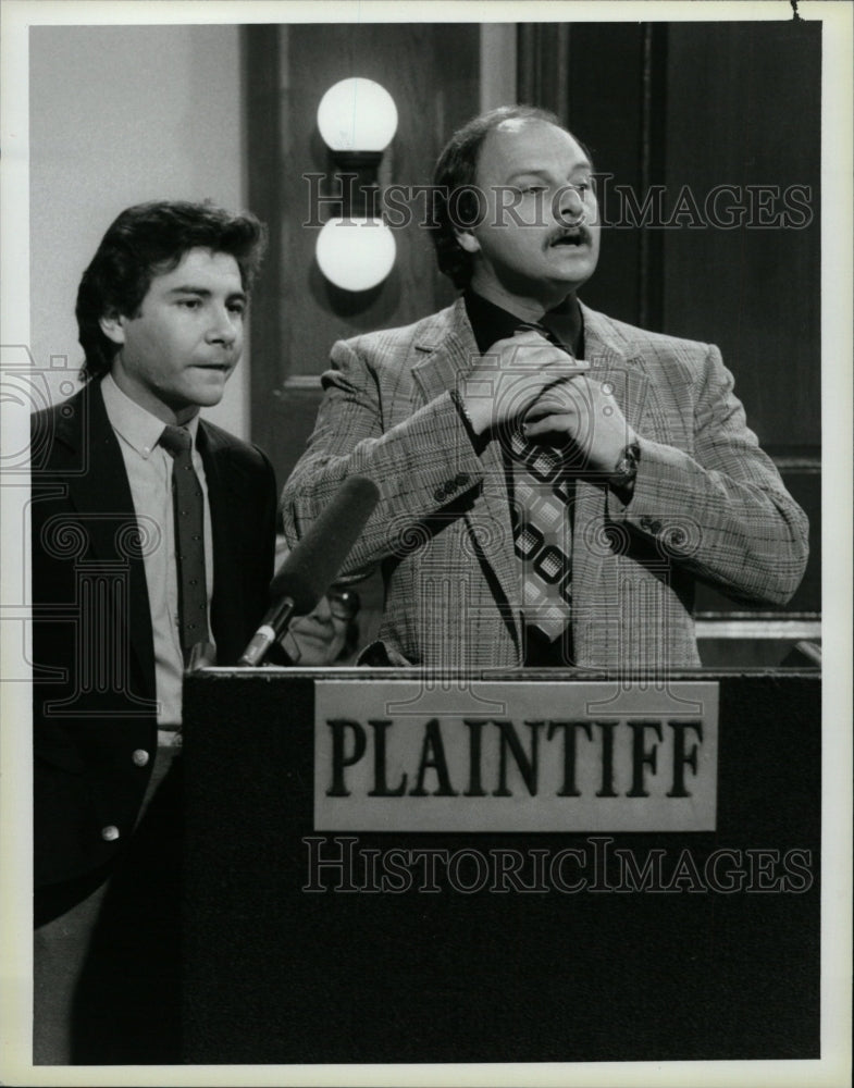 1986 Press Photo Dennis Franz Michael Paternak NBC TV - RRW13967 - Historic Images