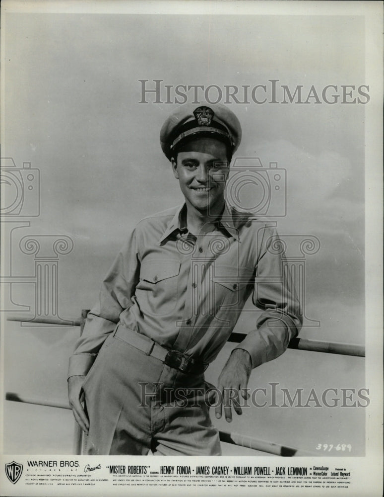 1955 Press Photo Jack Lemmon Mister Roberts Film - RRW14047 - Historic Images