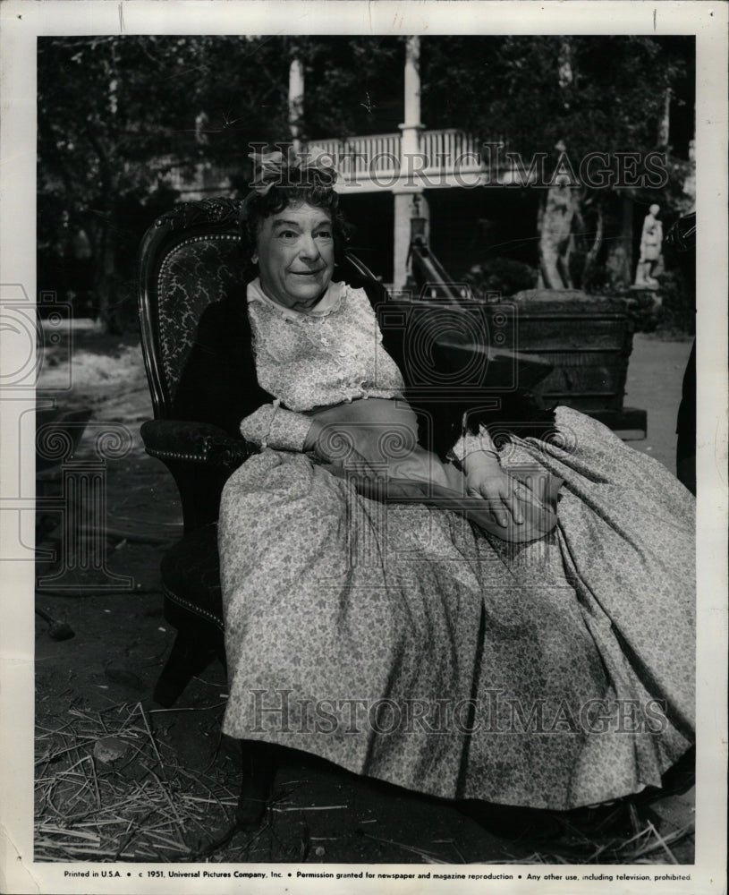 1951 Press Photo Josephine Hull American Film Actress - RRW14393 - Historic Images