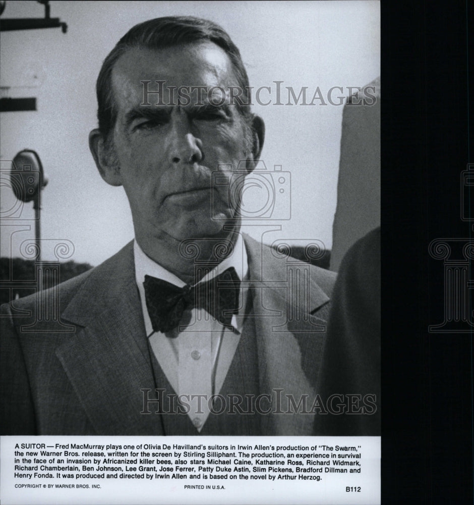 1991 Press Photo Fred MacMurray American Film Actor - RRW14559 - Historic Images